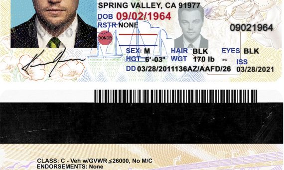 California Fake Driver License New - Buy Fake Id | Best Scannable Fake ...