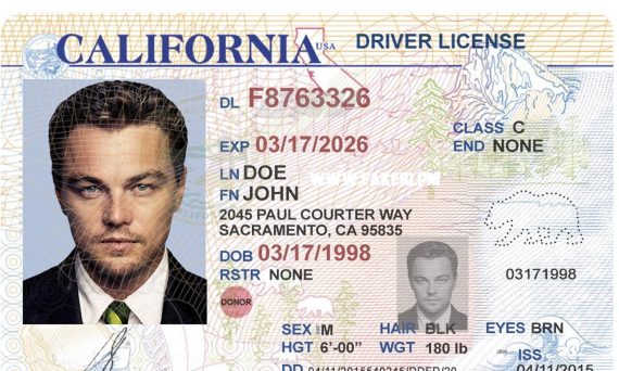 California Fake Driver License - Buy Fake Id | Best Scannable Fake ID ...