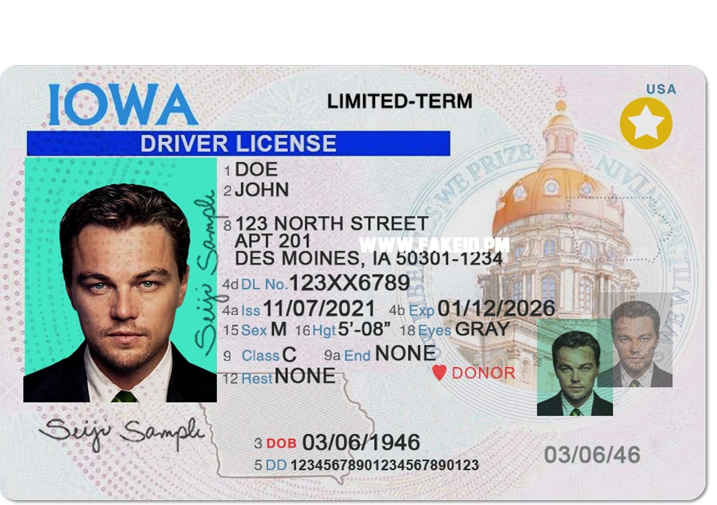 Iowa Fake Driver License - Fake Id Online | Buy Best Fake IDS