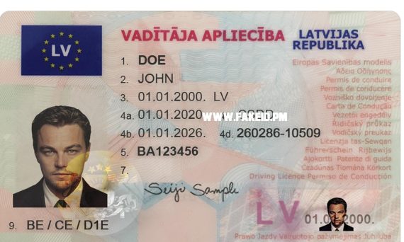 Latvia Fake Driver License - Buy Fake Id | Best Scannable Fake ID Online