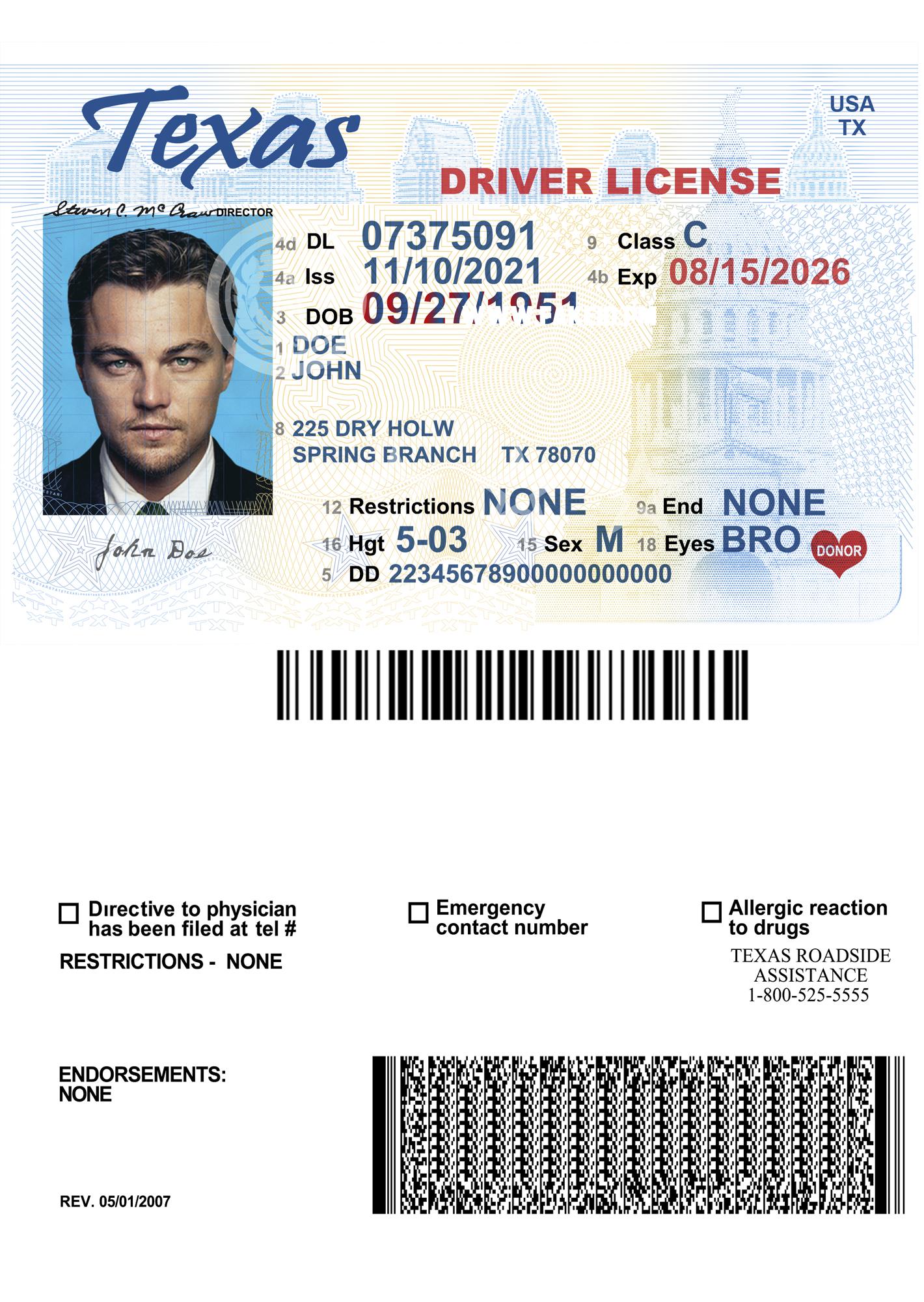 Texas Fake Driver License - Fake Id Online | Buy Best Fake IDS