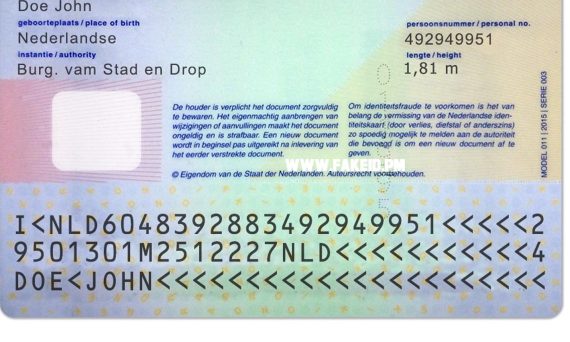 Netherland Fake Id Card Scannable - Buy Fake Id | Best Scannable Fake ...