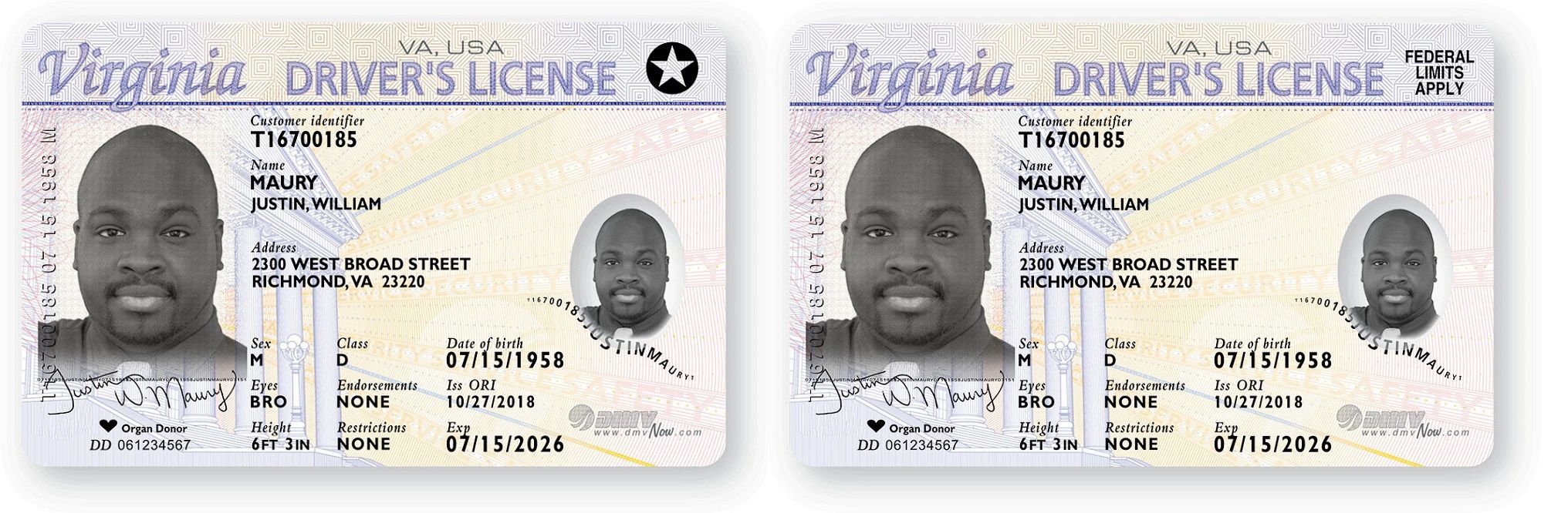 a server may seize a fake id as long as