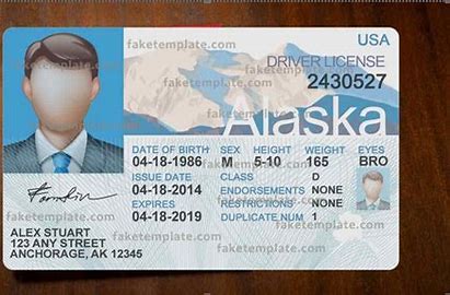 Alaska fake id