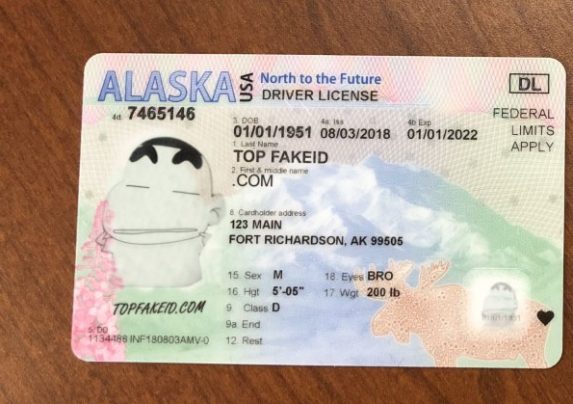 Alaska Scannable Fake Id Front And Back