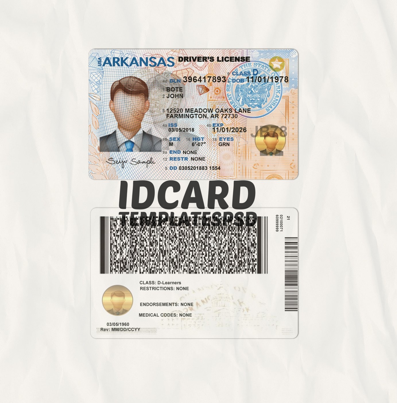 Arkansas Fake Id Templates