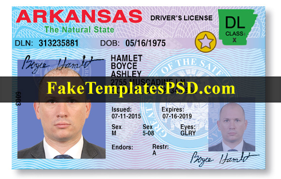 Arkansas Fake Id Templates