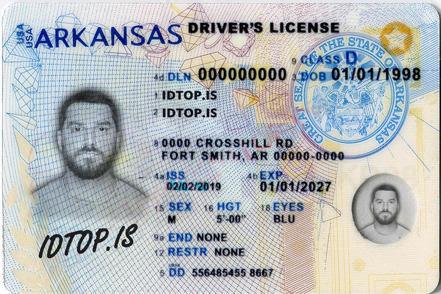 Arkansas Scannable Fake Id Generator