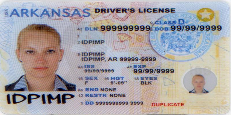 Arkansas Scannable fake id