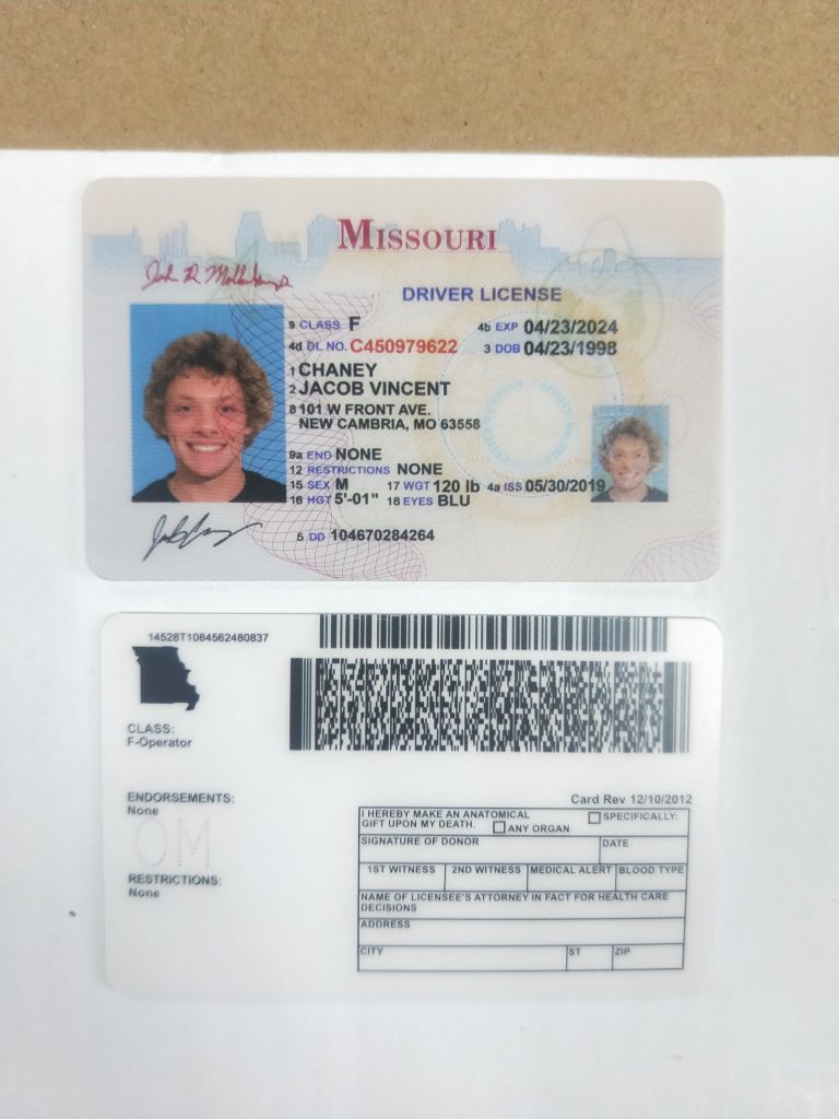 Best Missouri Scannable Fake Id