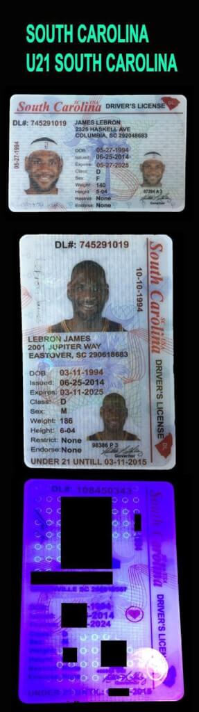 Best South Carolina Scannable Fake Id