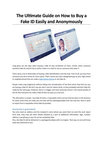 Buy Fake Id