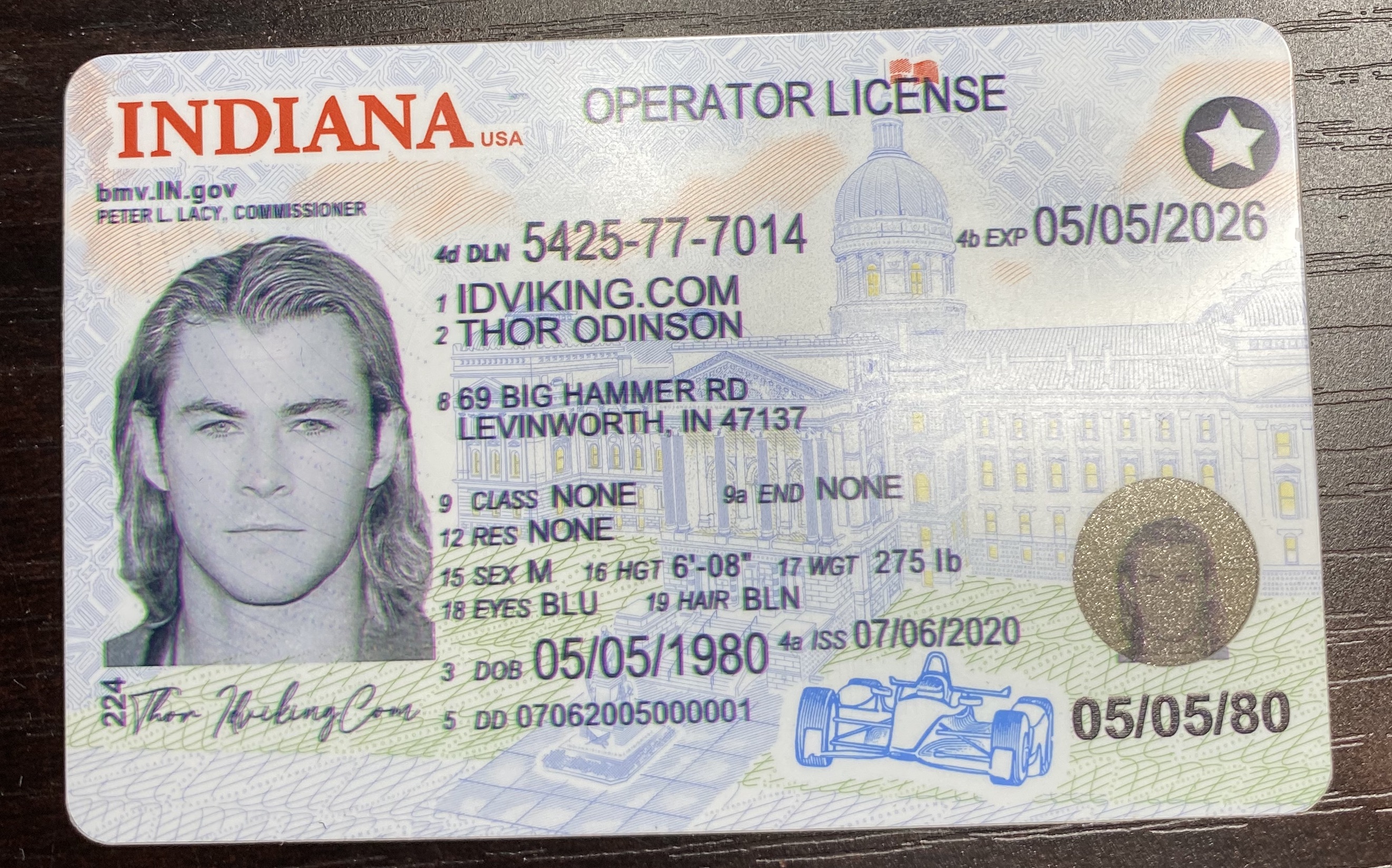 Buy Indiana Scannable Fake Id