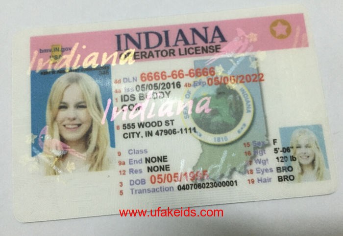 Buy Indiana Scannable Fake Id