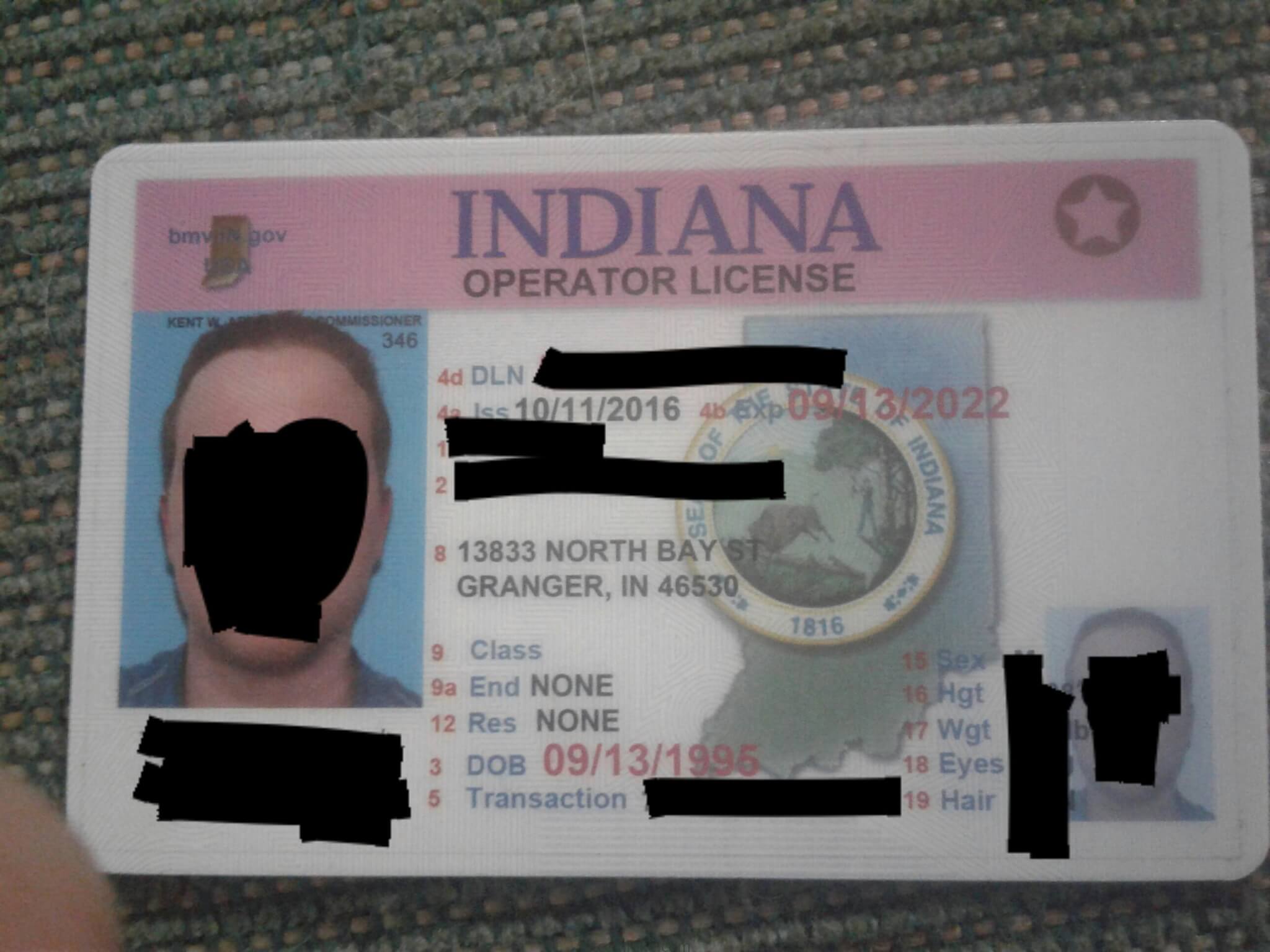 Buy Indiana Scannable Fake Id