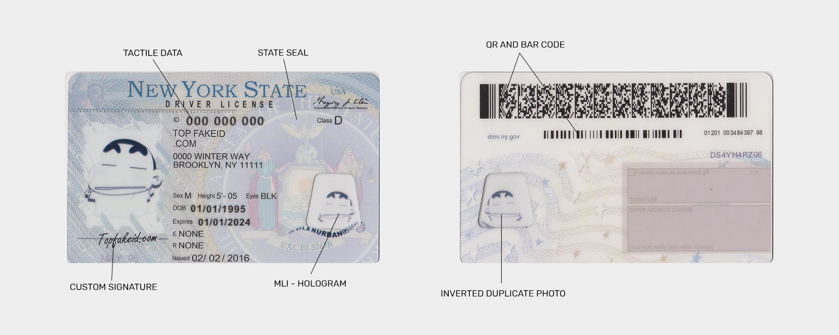 Buy New York Scannable Fake Id