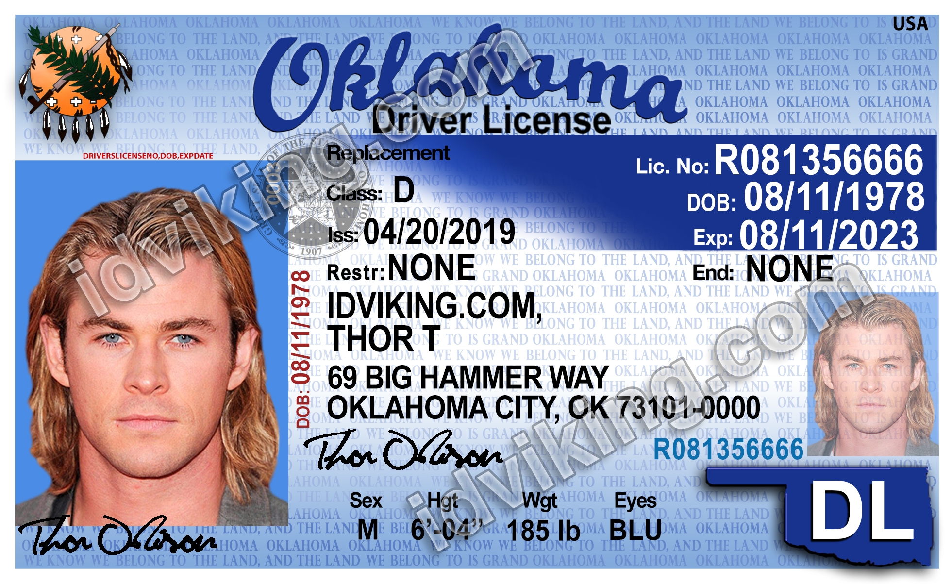 Buy Oklahoma Fake Id