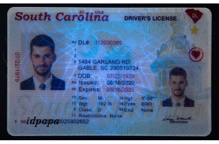 Buy South Carolina Scannable Fake Id