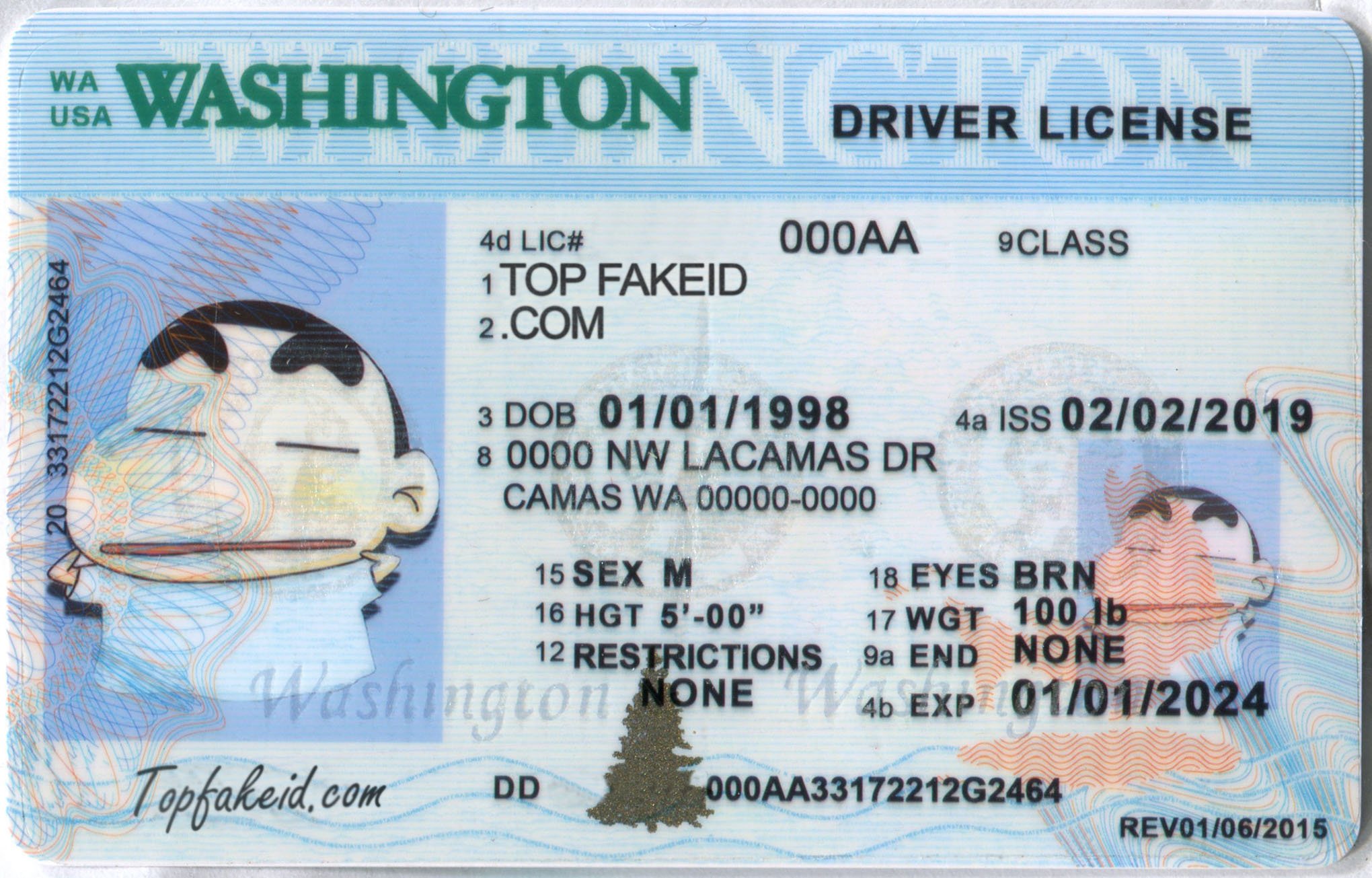 Buy Washington Scannable Fake Id