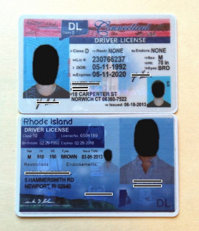 California Scannable Fake Id Charges