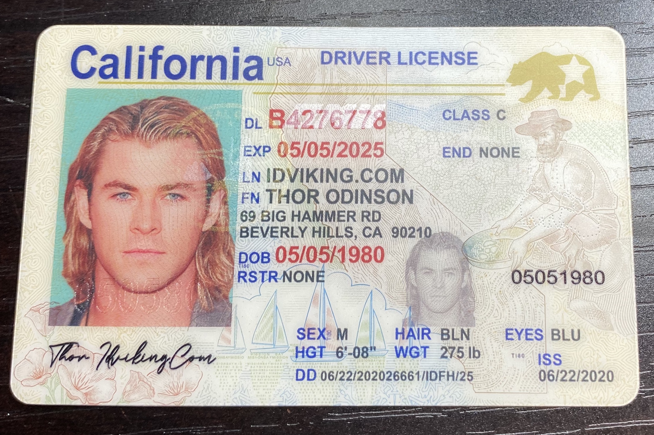 California Scannable Fake Id Front And Back