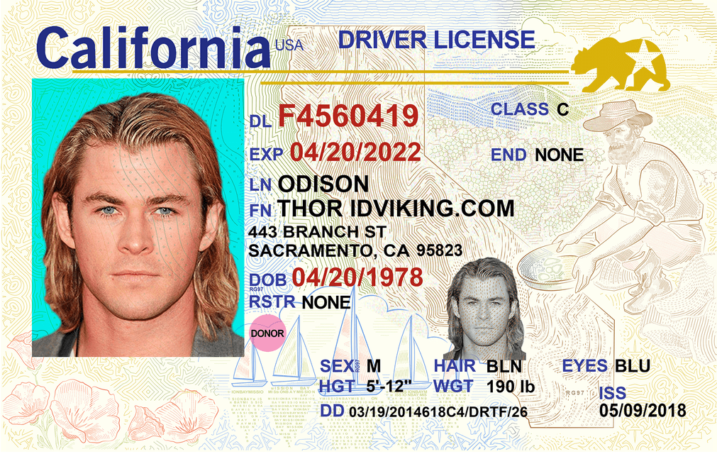 California Scannable Fake Id Maker