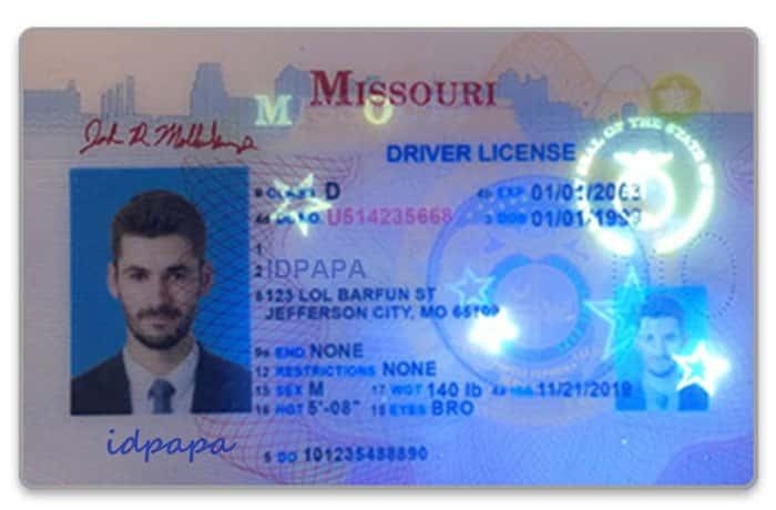 Cheap Missouri Scannable Fake Id