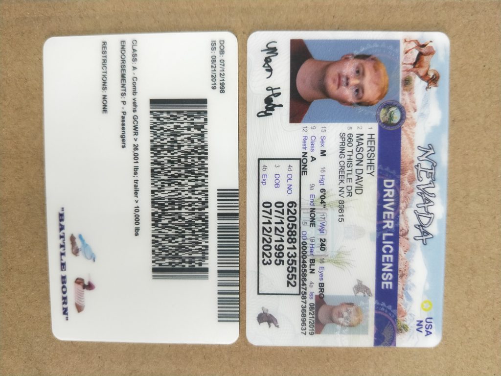 Cheap Nevada Fake Id