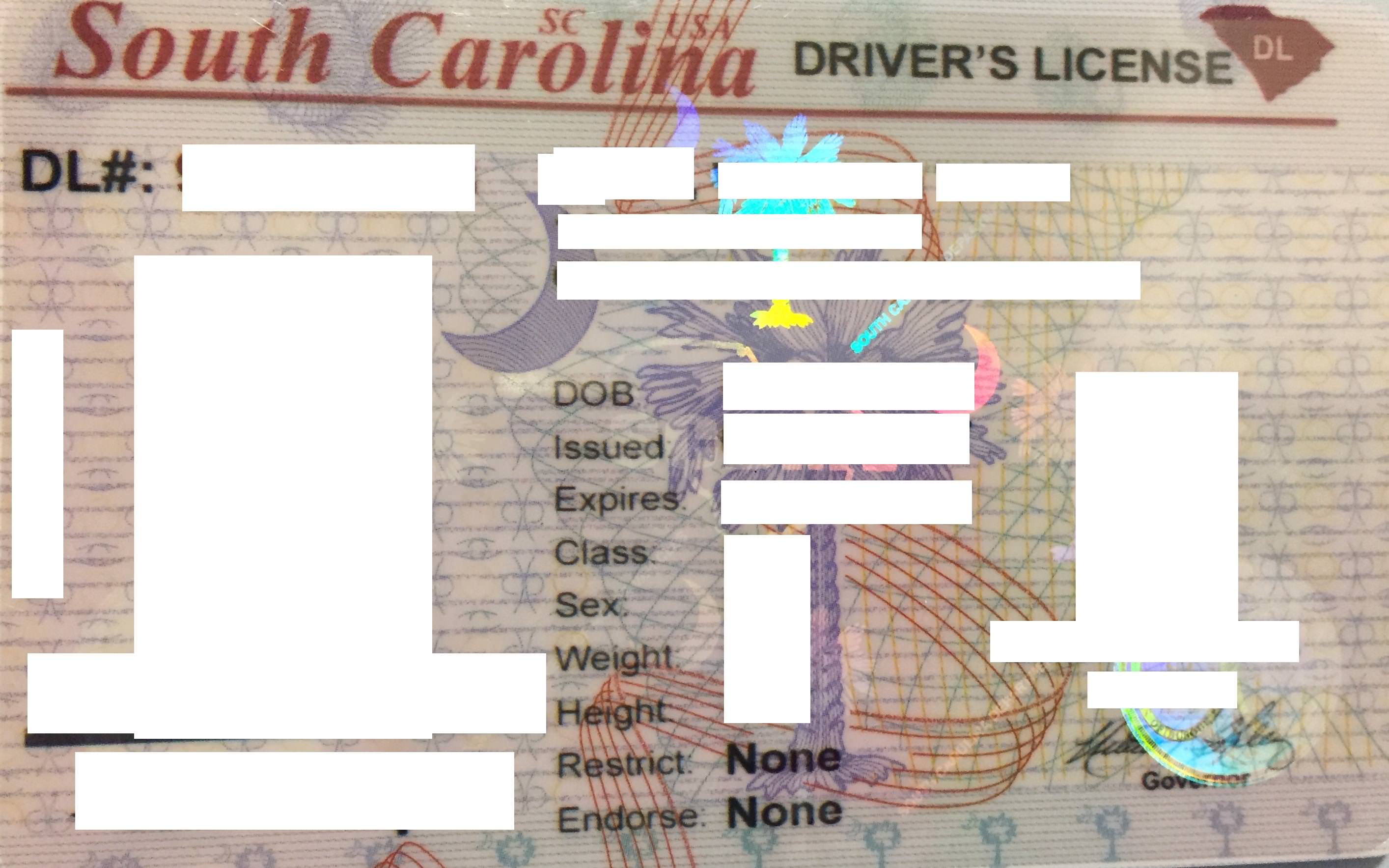 Cheap South Carolina Scannable Fake Id