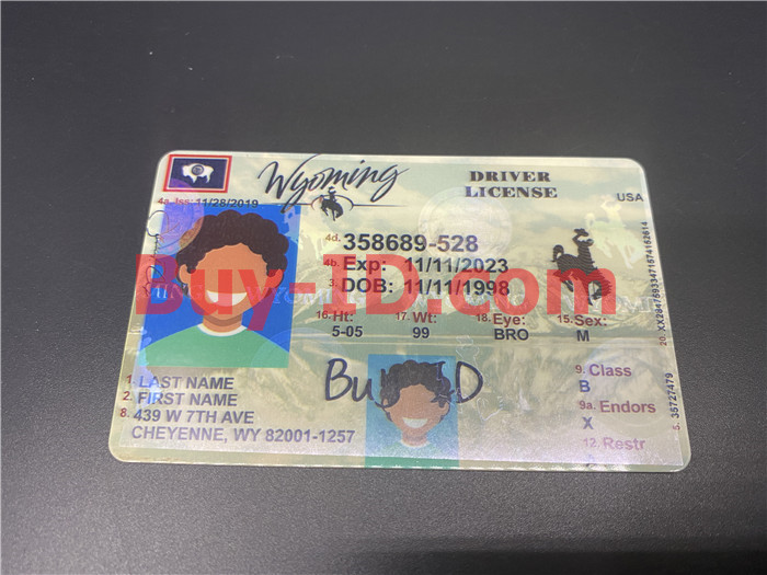 Cheap Wyoming Scannable Fake Id