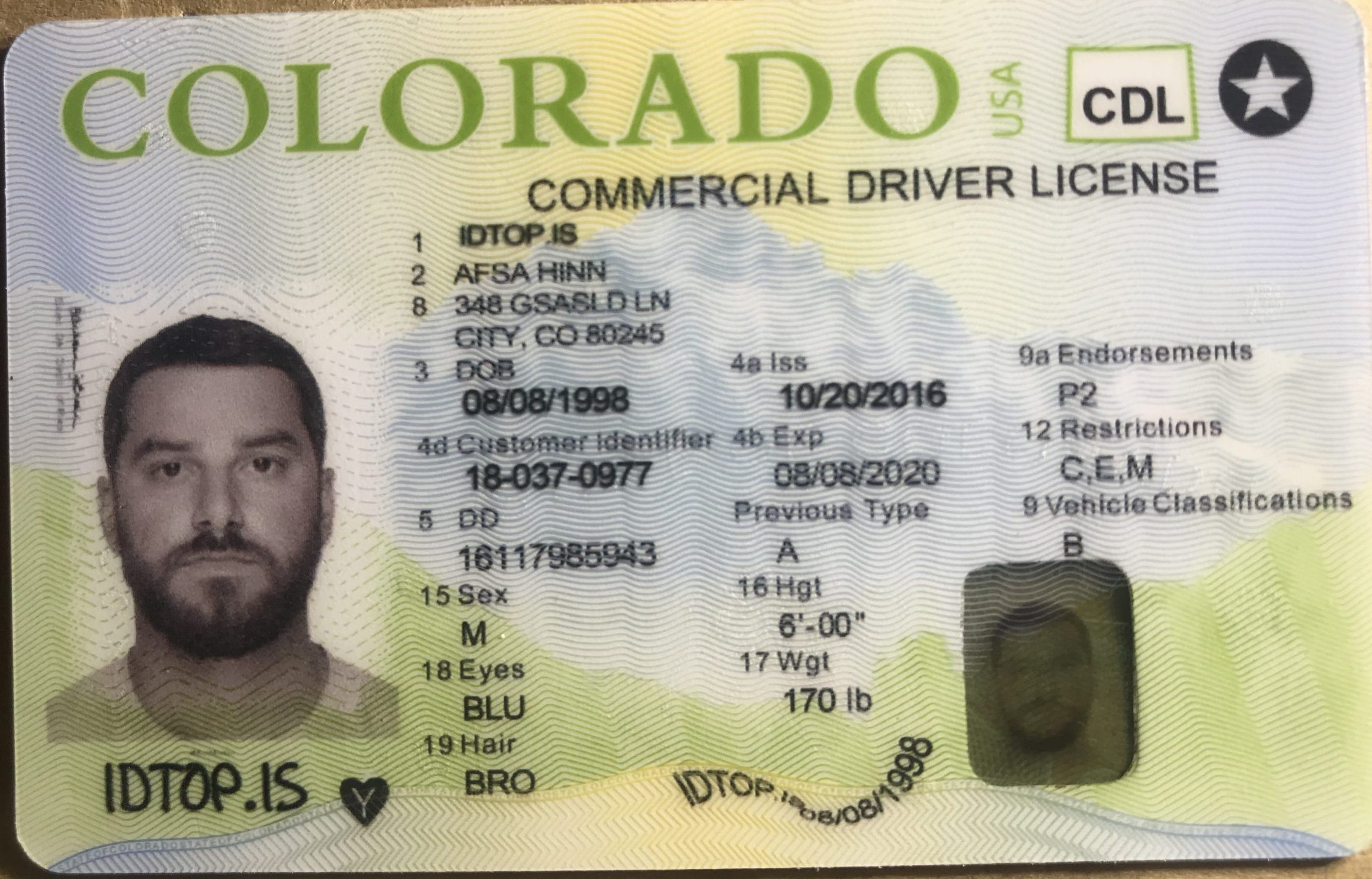 Colorado Scannable Fake Id Maker