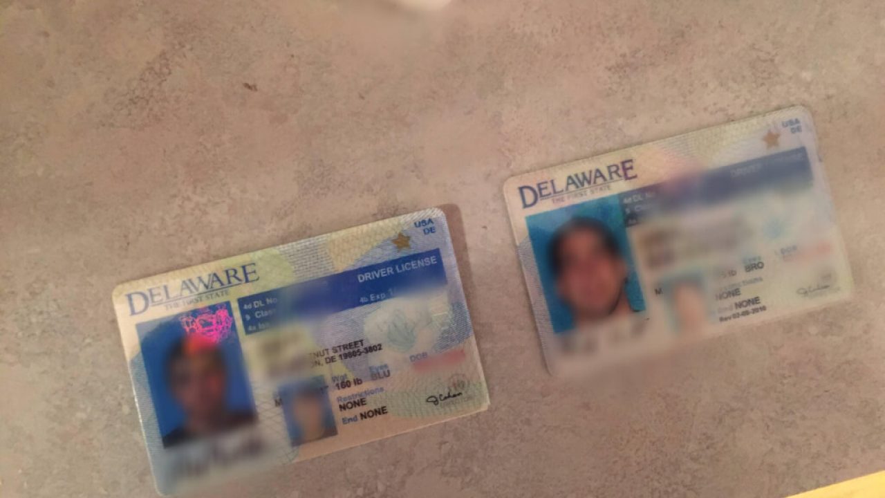 Delaware Scannable Fake Id Front And Back