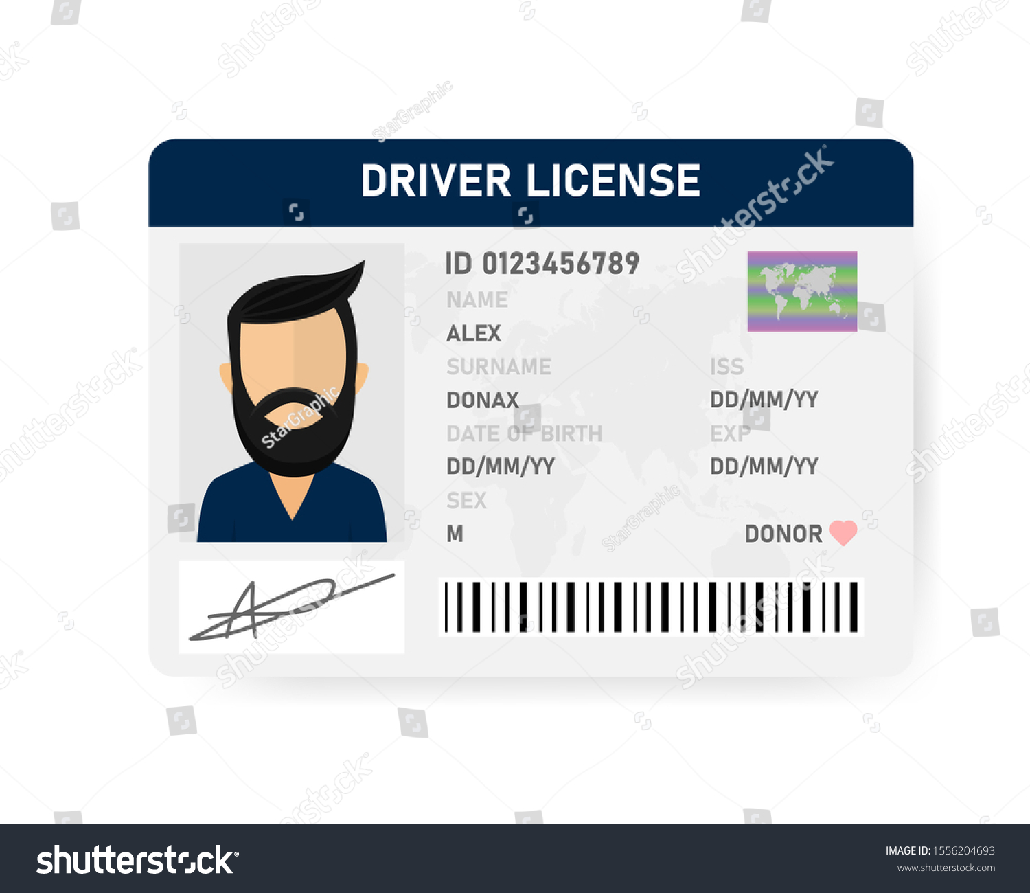fake driver license id