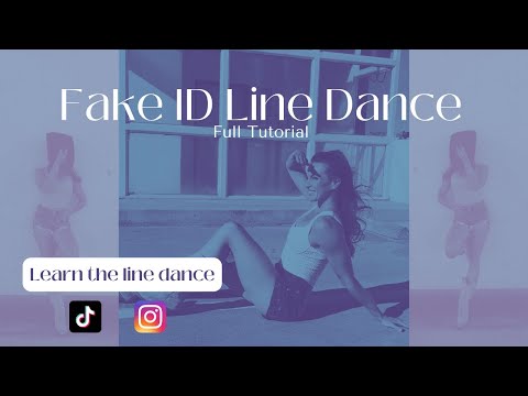 fake id line dance tutorial