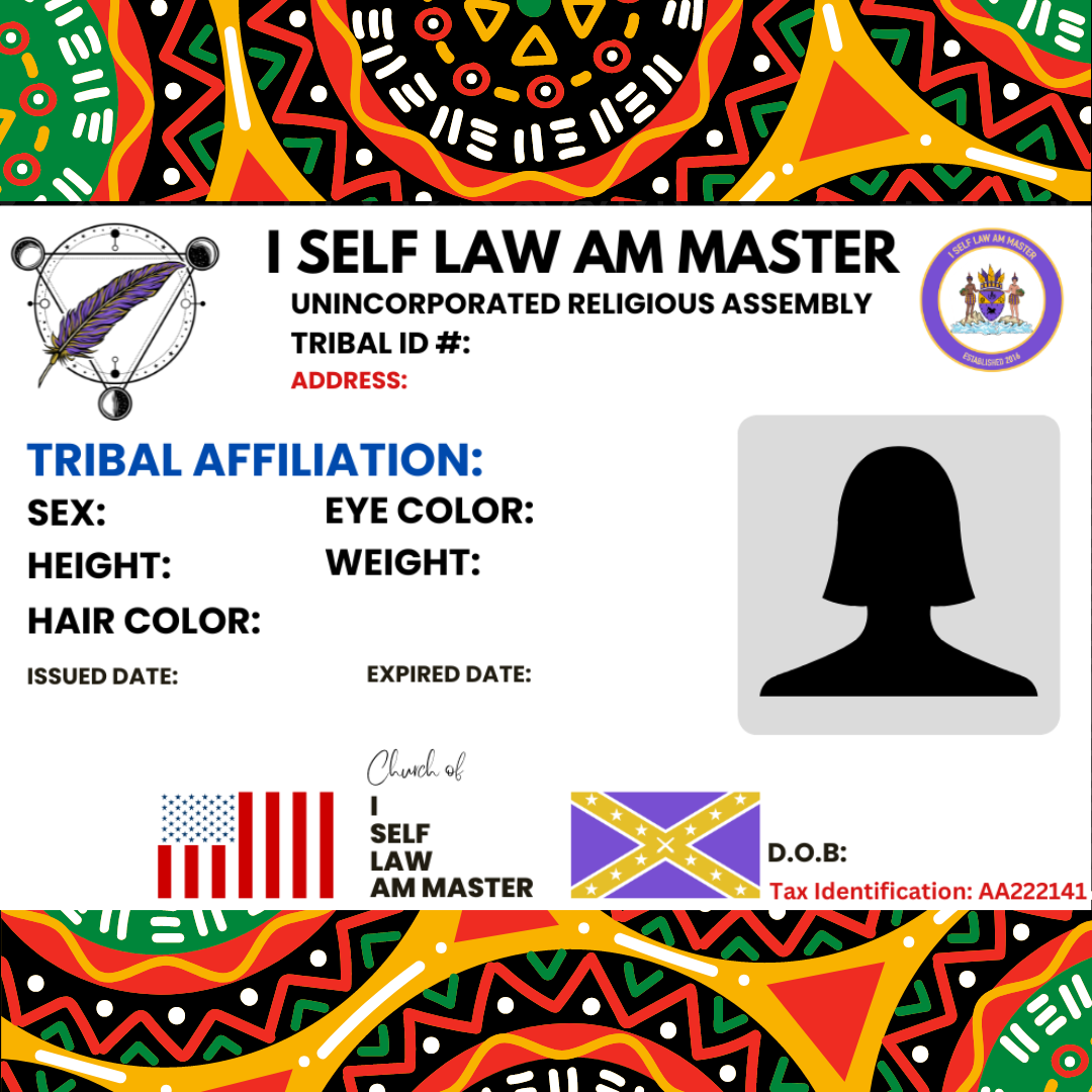 fake tribal id card
