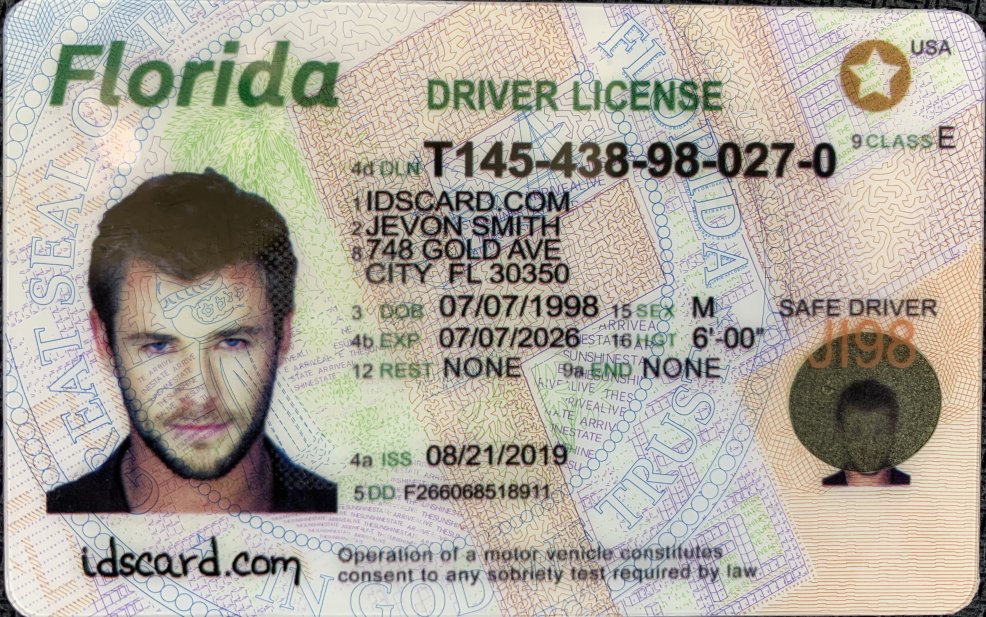 Florida fake id