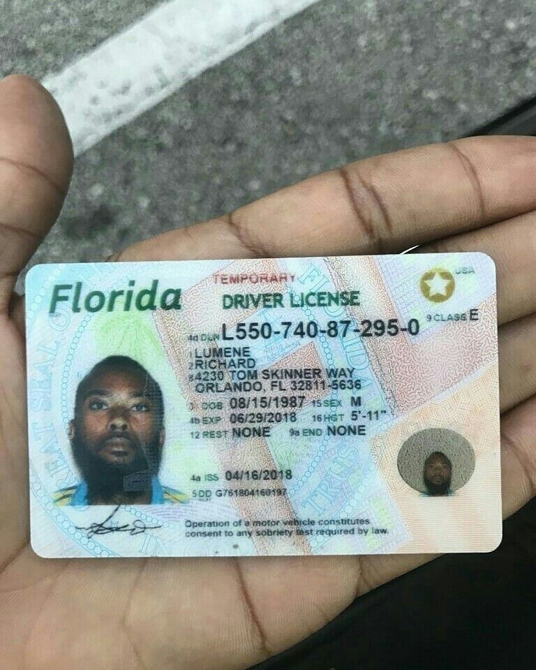 Florida Scannable Fake Id Front And Back