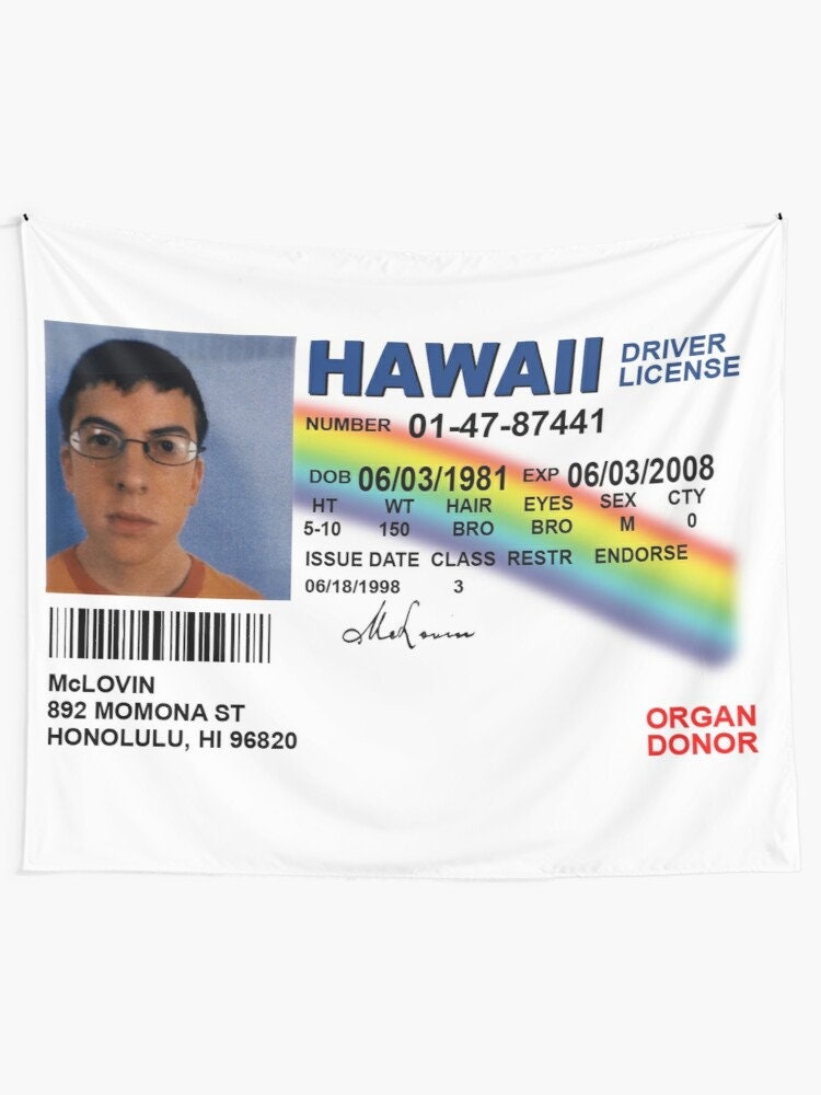 Hawaii Fake Id Front And Back