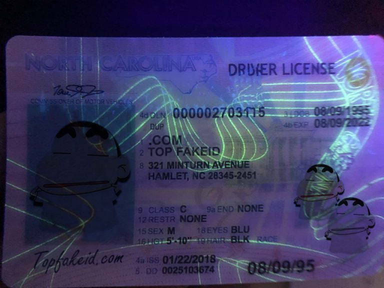 How Much Is A North Carolina Scannable Fake Id