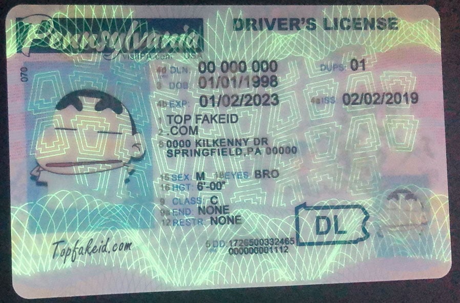 How Much Is A Pennsylvania Scannable Fake Id