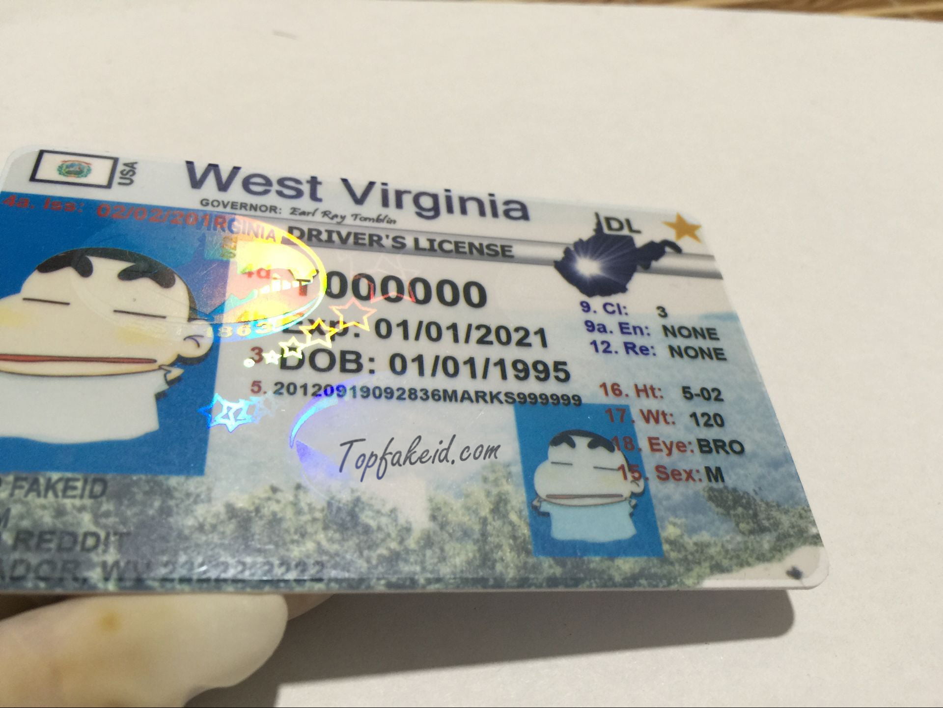 How Much Is A West Virginia Scannable Fake Id