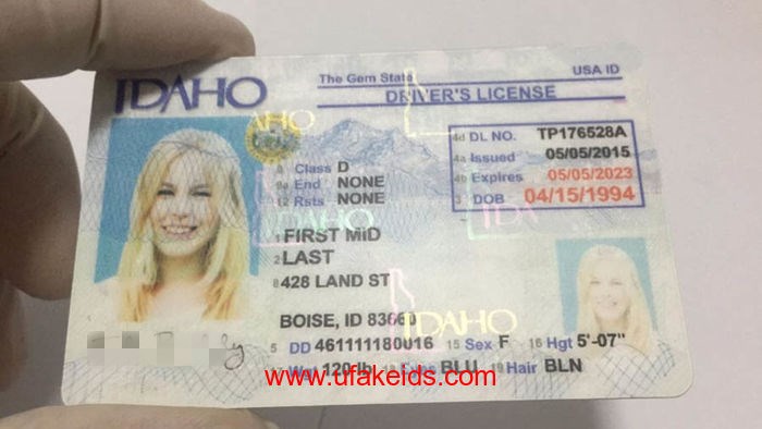 Idaho Scannable Fake Id Front And Back