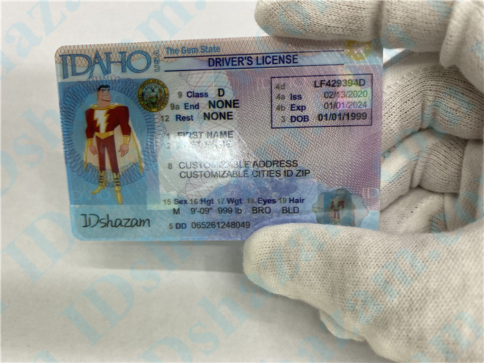 Idaho Scannable Fake Id Generator