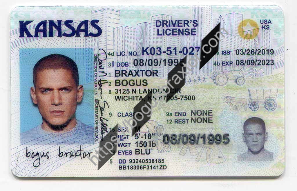Kansas Scannable fake id
