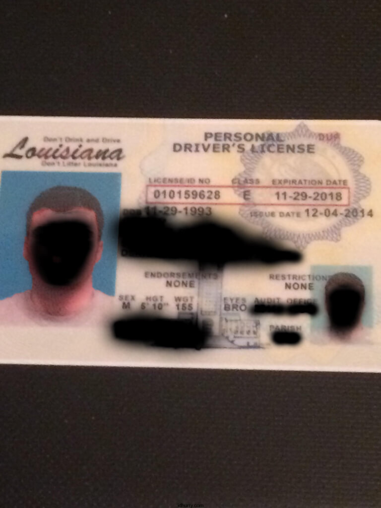 Louisiana Scannable fake id