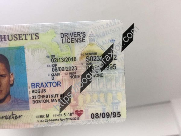 Massachusetts Scannable fake id