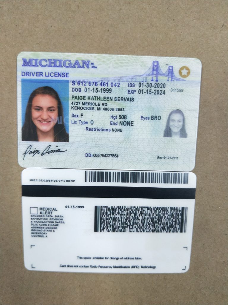 Michigan Fake Id Maker