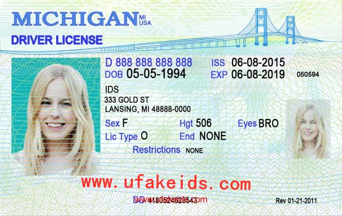 Michigan Fake Id Website