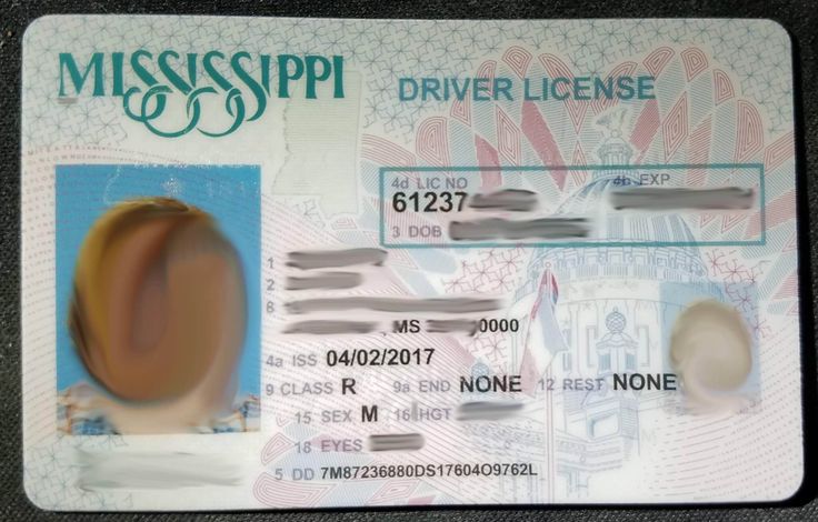 Mississippi Scannable fake id