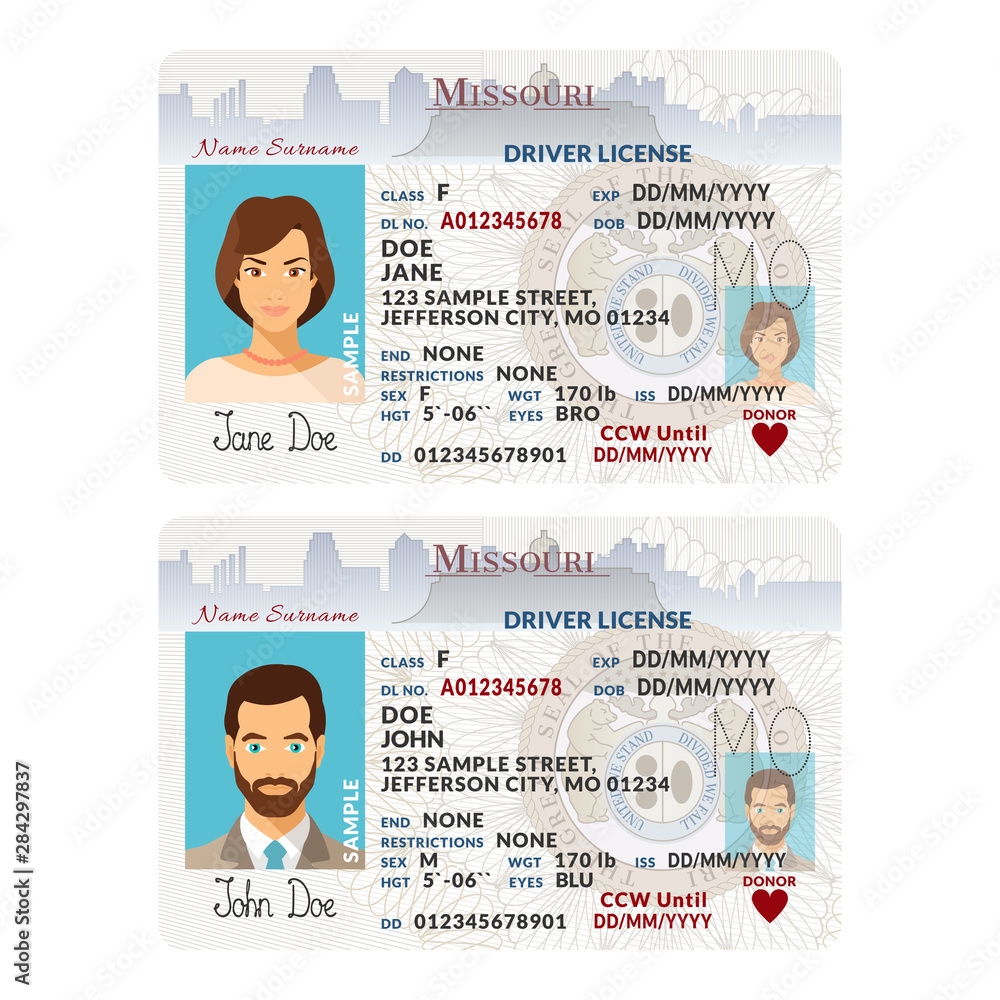 Missouri Fake Id Templates